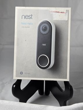NEST Fragrances Poster Featuring White Smartphone and Blue App Icons